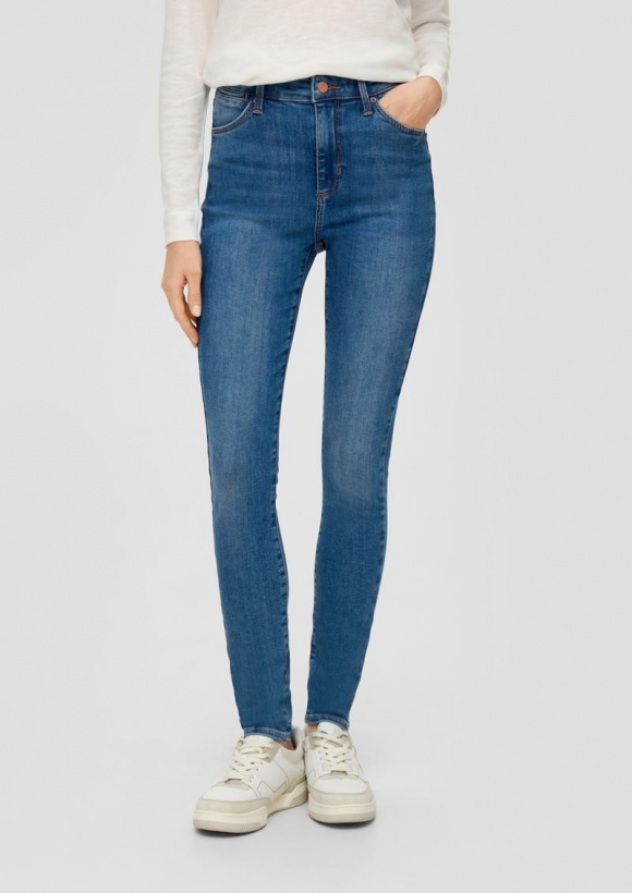 s.Oliver Jeans Anny / Super Skinny Fit / High Rise / Super Skinny Leg - blau