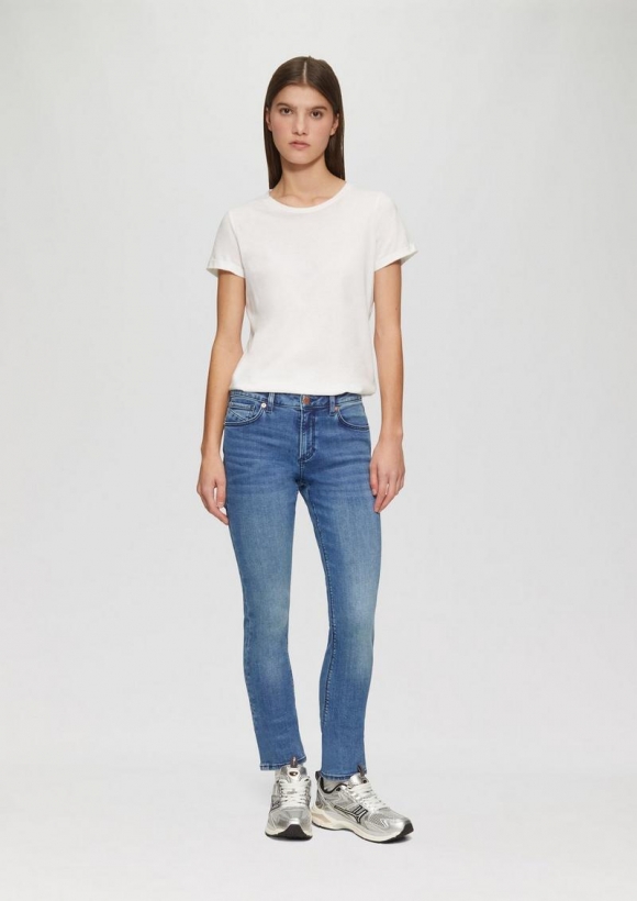s.Oliver Jeans Catie / Slim Fit / Mid Rise / Slim Leg - blau