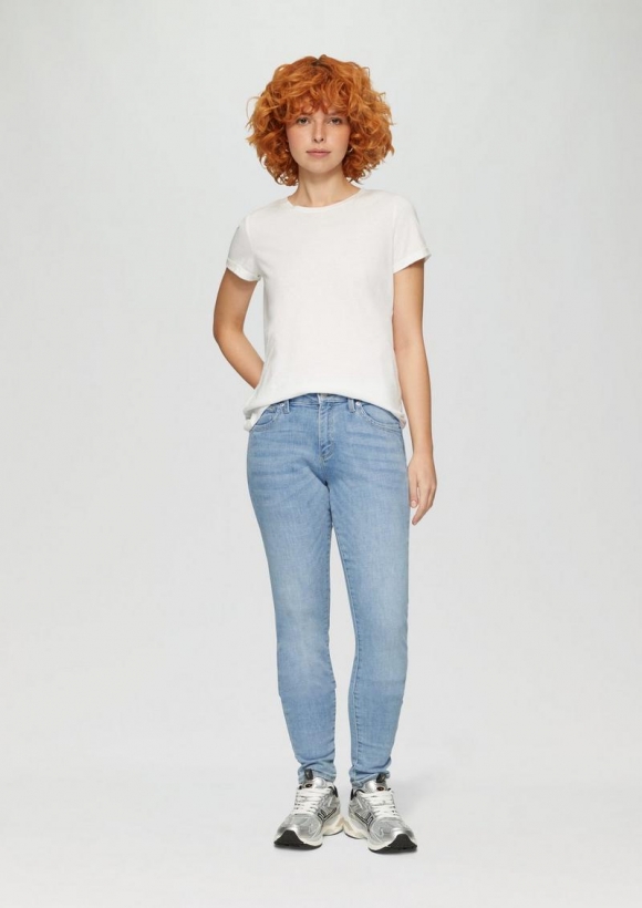 s.Oliver Jeans Sadie / Skinny Fit / Mid Rise / Skinny Leg - blau