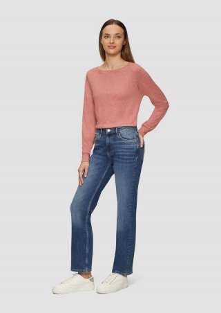 s.Oliver Jeans Karolin / Regular Fit / Mid Rise / Straight Leg - blau