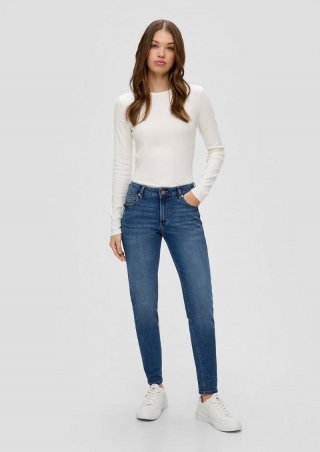 s.Oliver Jeans Sadie / Skinny Fit / Mid Rise / Skinny Leg - blau