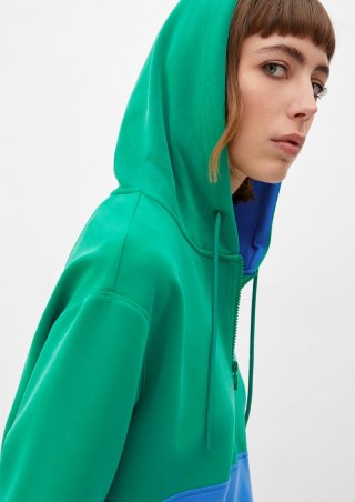 s.Oliver Hoodie aus Modalmix - grün