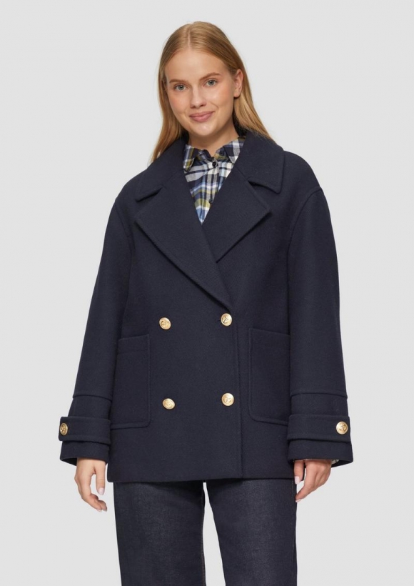 s.Oliver Cabanjacke im Relaxed Fit - navy
