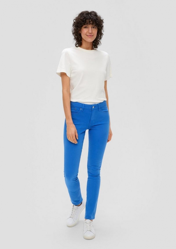 s.Oliver Jeans Betsy / Slim Fit / Mid Rise / Slim Leg - royalblau