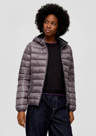 s.Oliver Steppjacke mit Kapuze - grau