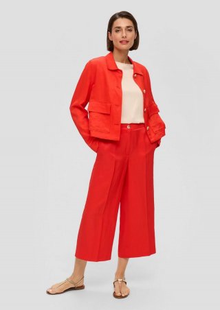 s.Oliver Culotte mit Wide leg - rot