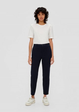 s.Oliver Cigarette: Hose mit Tapered Leg - navy