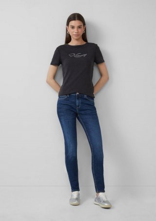 s.Oliver Jeans Sadie / Skinny Fit / Mid Rise / Skinny Leg / Super Stretch - blau