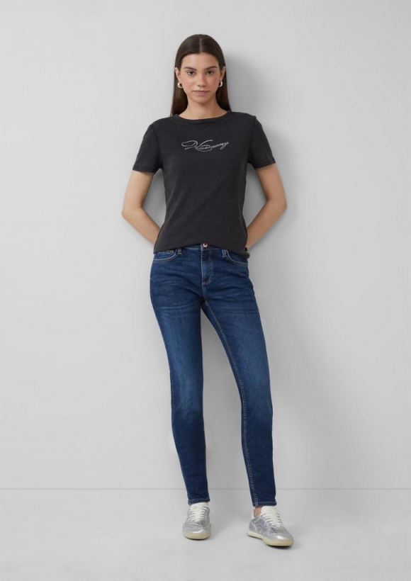 s.Oliver Jeans Sadie / Skinny Fit / Mid Rise / Skinny Leg / Super Stretch - blau