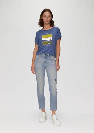 s.Oliver Ankle-Jeans Betsy / Slim Fit / Mid Rise / Slim Leg - hellblau