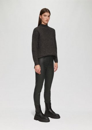 s.Oliver Ankle-Jeans Sadie / Skinny Fit / High Rise / Skinny Leg / Coating - schwarz