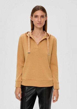 s.Oliver Sweatshirt aus Interlockjersey - senf