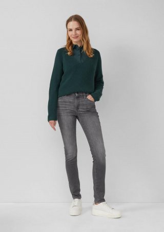 s.Oliver Jeans-Hose - grau meliert