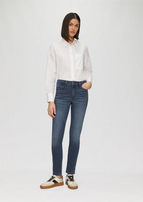 s.Oliver Jeans Izabell / Skinny Fit / Mid Rise / Skinny Leg - blau