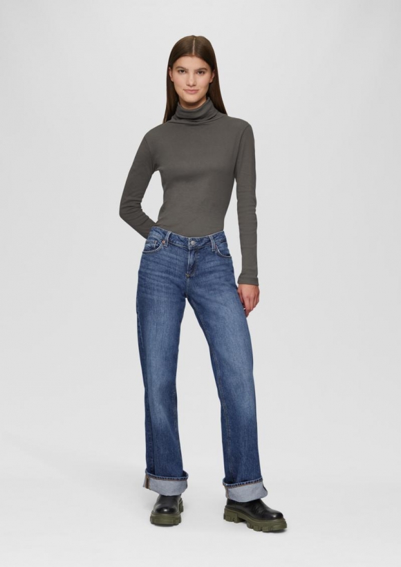 s.Oliver Ankle-Jeans Catie / Slim Fit / Low Rise / Wide Leg - blau