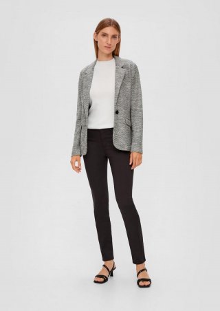 s.Oliver Jeans Izabell / Skinny Fit / High Waist / Slim Leg - dunkelgrau