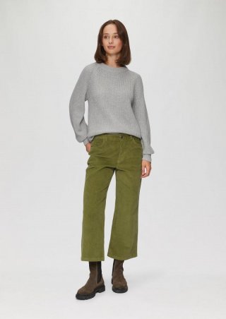 s.Oliver Elastische Culotte aus Cord - guacamole