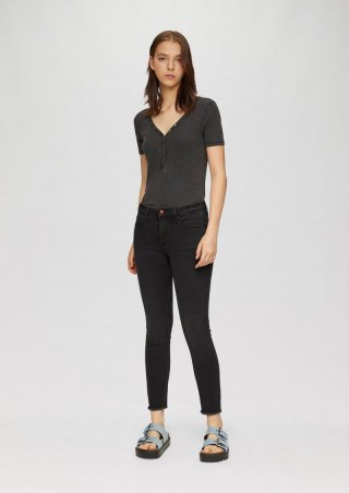 s.Oliver Ankle-Jeans Sadie / Mid Rise / Skinny Leg / Super Stretch - schwarz
