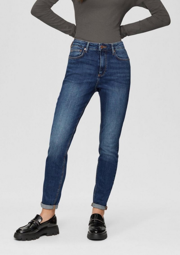s.Oliver Jeans Sadie / Skinny Fit / High Rise / Skinny Leg - blau