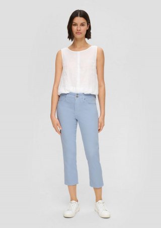 s.Oliver Jeans Betsy / Mid Rise / Slim Leg - hellblau