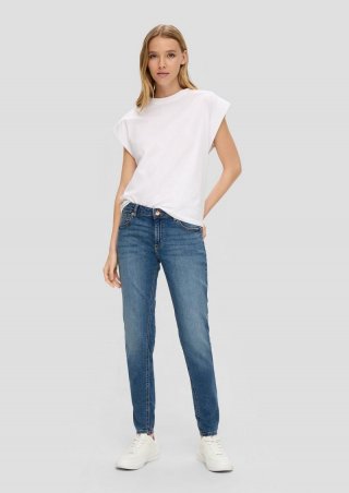 s.Oliver Jeans Sadie / Mid Rise / Skinny Leg - blau