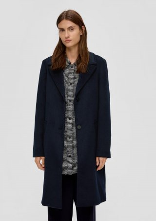 s.Oliver Mantel aus Wollmix - navy