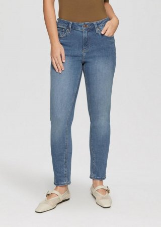 s.Oliver Jeans Catie / Slim Fit / Mid Rise / Slim Leg - blau