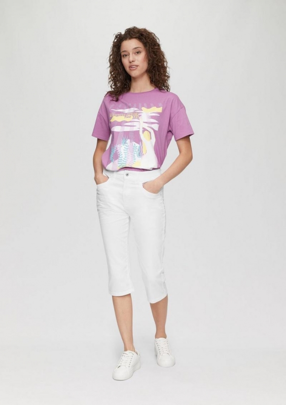 s.Oliver Shorts im 5 Pocket Style - weiß