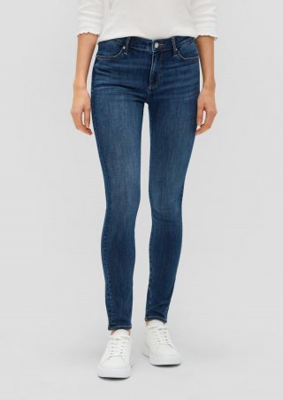 s.Oliver Jeans Izabell / Skinny fit / Mid rise / Skinny leg - dunkelblau