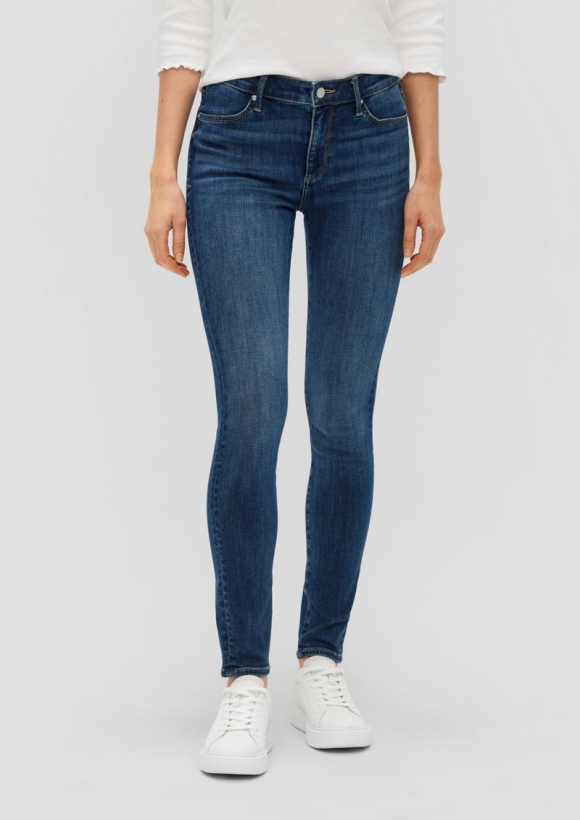 s.Oliver Jeans Izabell / Skinny fit / Mid rise / Skinny leg - dunkelblau