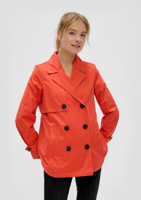 s.Oliver Cabanjacke aus Baumwollmix - hellorange