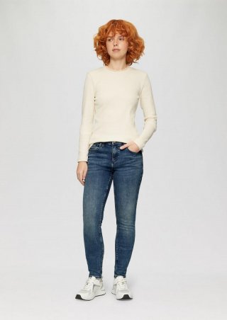 s.Oliver Jeans Sadie / Skinny Fit / Mid Rise / Skinny Leg / Superstretch - blau