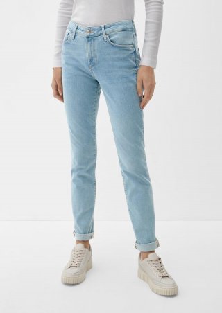 s.Oliver Jeans Betsy / Slim Fit / Mid Rise / Slim Leg - himmelblau