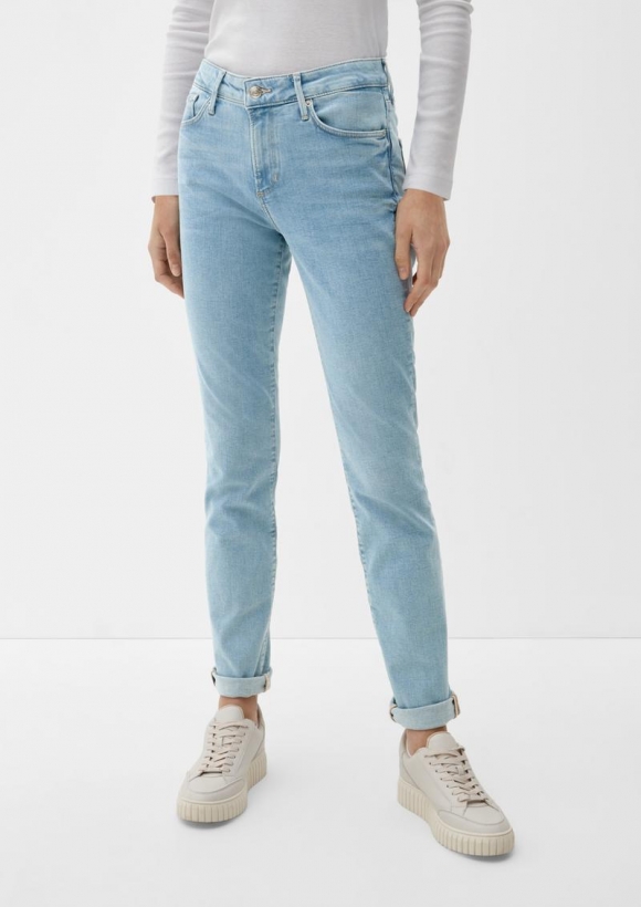 s.Oliver Jeans Betsy / Slim Fit / Mid Rise / Slim Leg - himmelblau
