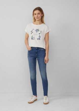 s.Oliver Jeans Izabell / Skinny Fit / Mid Rise / Skinny Leg - dunkelblau