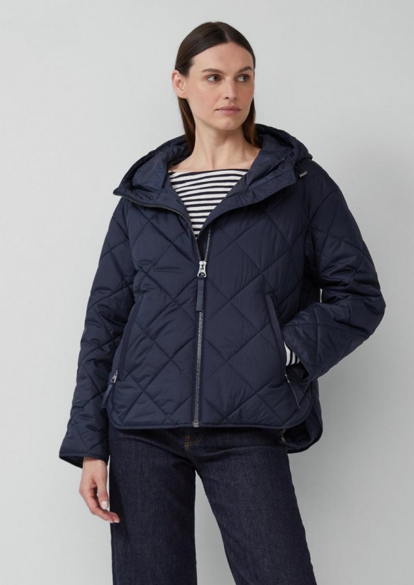 s.Oliver Jacke mit Rautensteppung - navy