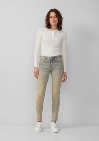 s.Oliver Jeans Sadie / Skinny Fit / Mid Rise / Skinny Leg / Superstrech - hellblau