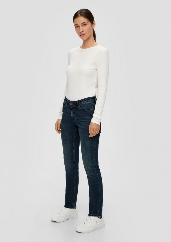 s.Oliver Jeans Sadie/ Skinny Fit / Mid Rise / Skinny Leg - navy
