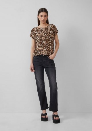 s.Oliver Ankle-Jeans Catie / Slim Fit / Mid Rise / Straight Leg / Super Stretch - dunkelgrau