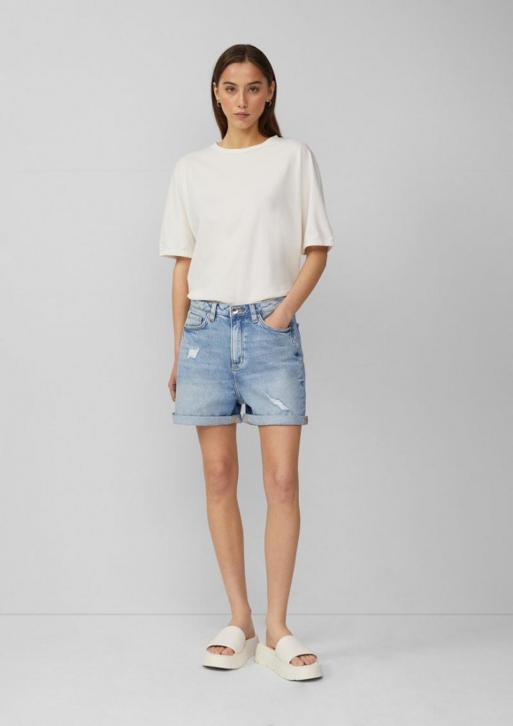 s.Oliver Jeans Mom / Relaxed Fit / High Rise - blau