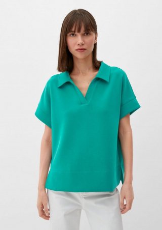 s.Oliver Sweatshirt aus Modalmix - smaragd