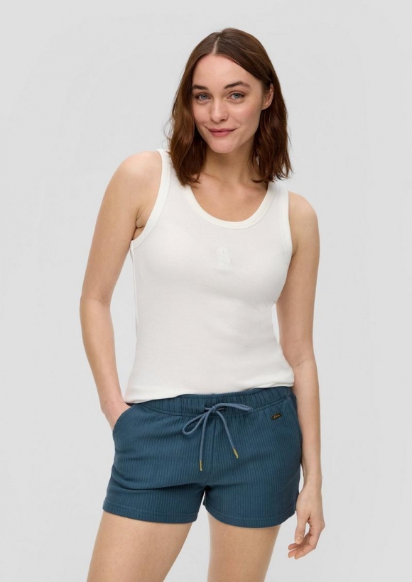 s.Oliver Pyjama-Shorts - blau