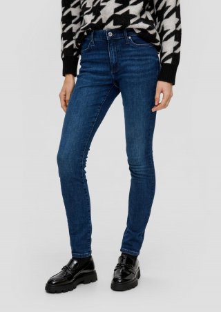 s.Oliver Jeans / Skinny Fit / Mid Rise / Skinny Leg - dunkelblau