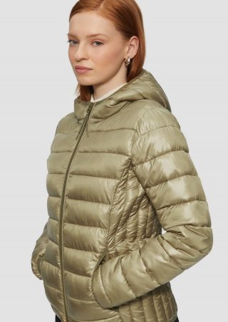 s.Oliver Steppjacke mit Kapuze - olivgrün