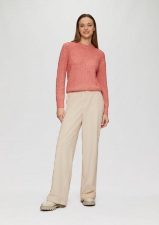 s.Oliver Weiche Cordhose mit Wide Leg - beige