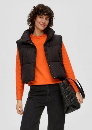 s.Oliver Strickpullover mit Fledermausärmeln - orange