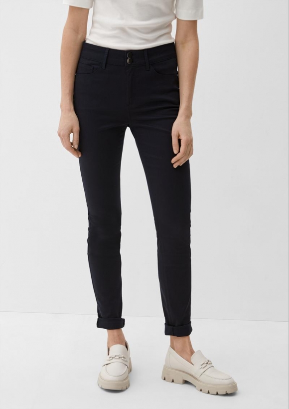 s.Oliver Ankle-Jeans Izabell / Skinny Fit / High Rise / Skinny Leg - navy