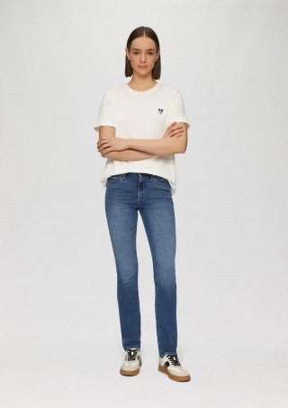 s.Oliver Jeans Betsy / Regular Fit / Mid Rise / Slim Leg - blau