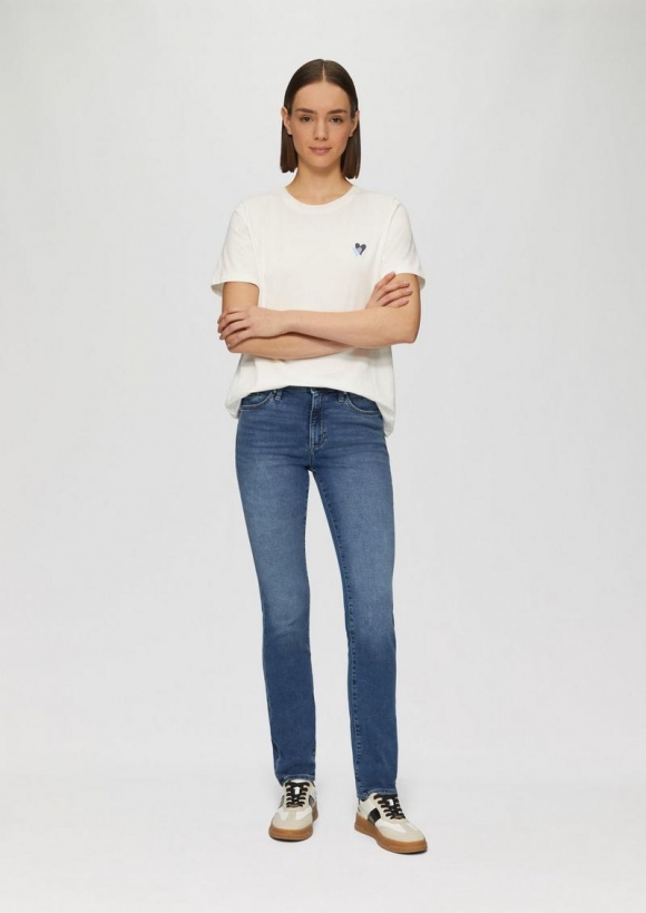 s.Oliver Jeans Betsy / Regular Fit / Mid Rise / Slim Leg - blau