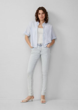 s.Oliver Jeans Sadie / Skinny Fit / Mid Rise / Skinny Leg / Superstretch - hellblau